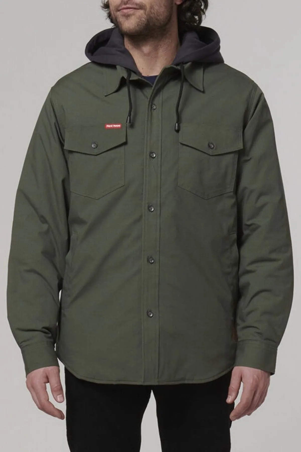 Hard Yakka Quilted Solid Shacket