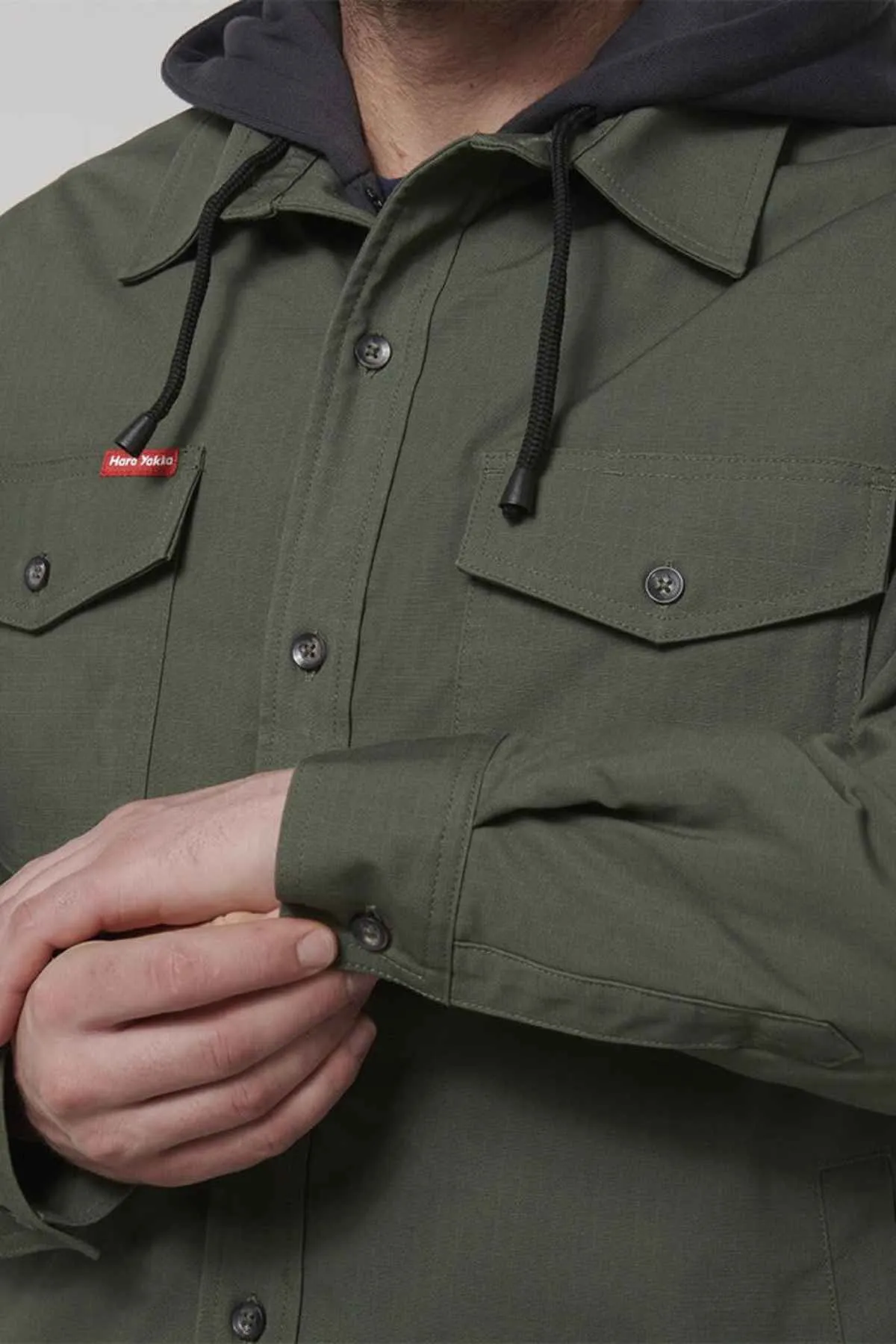 Hard Yakka Quilted Solid Shacket