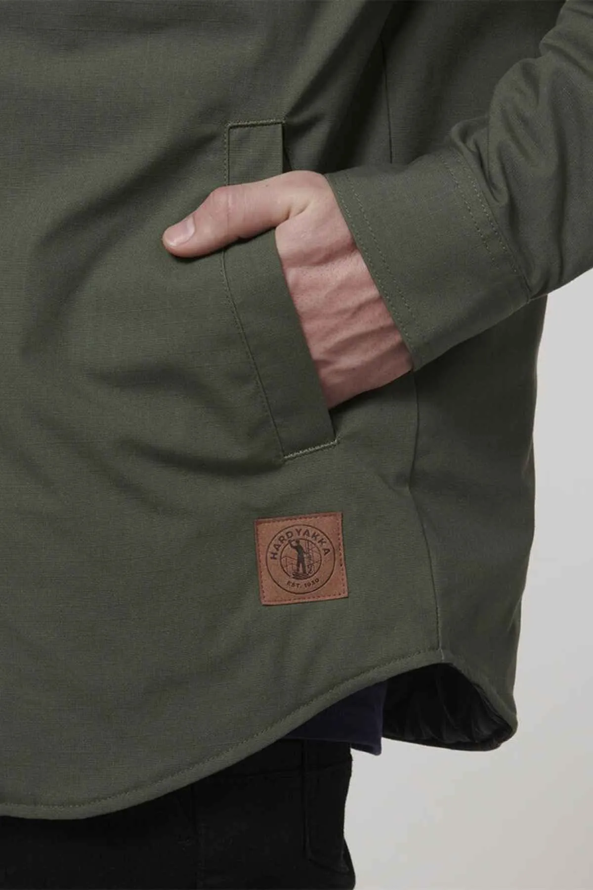 Hard Yakka Quilted Solid Shacket