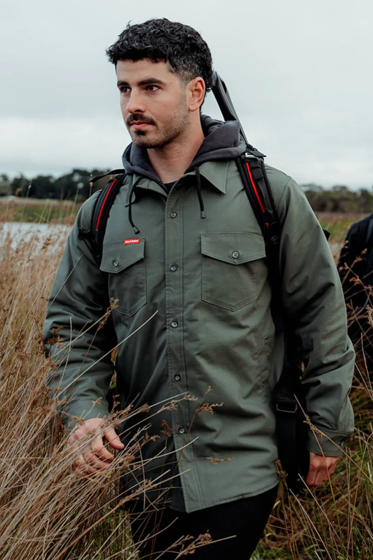 Hard Yakka Quilted Solid Shacket