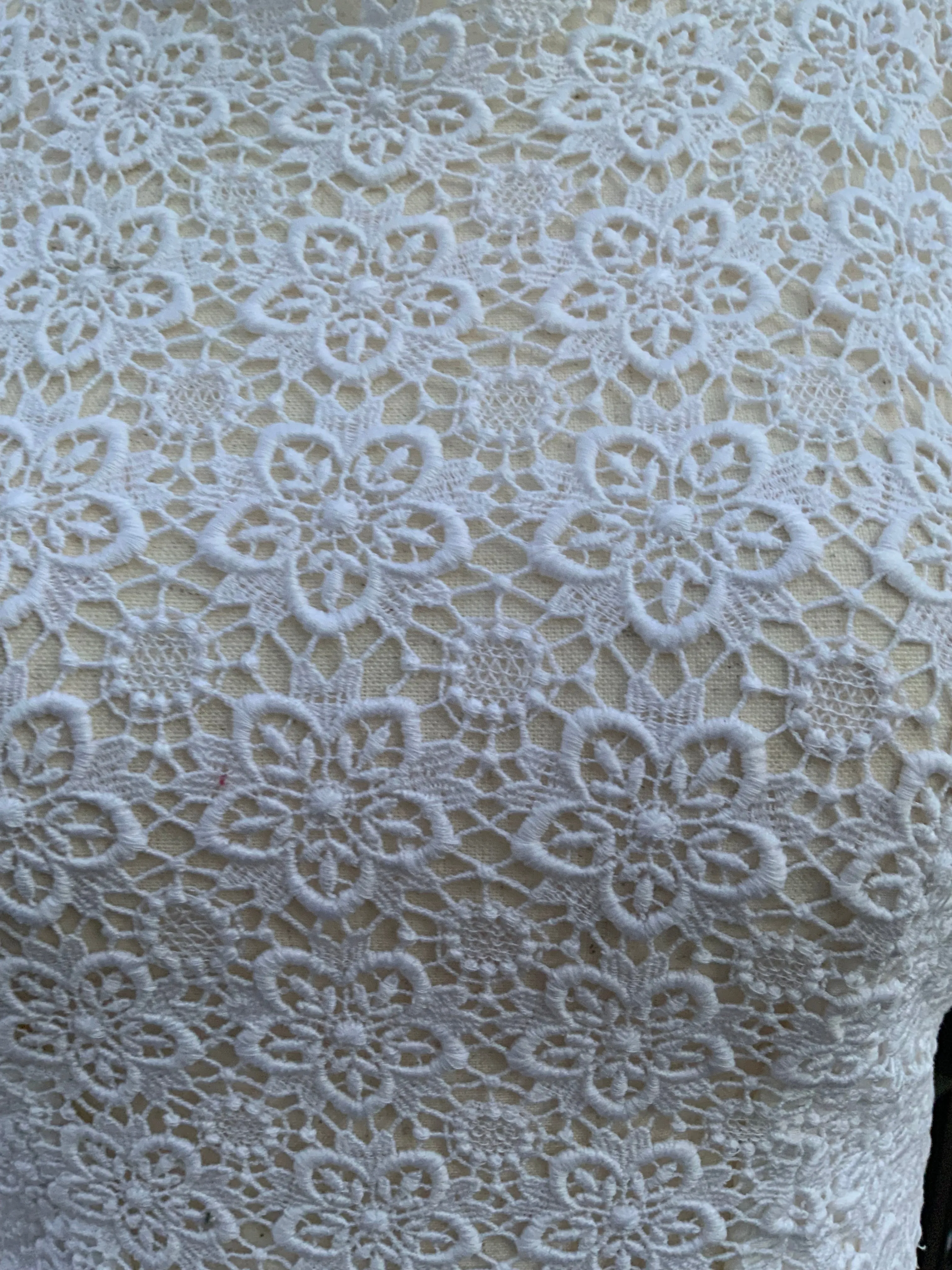 Heavy Guipure Lace Top - 60s - 60C