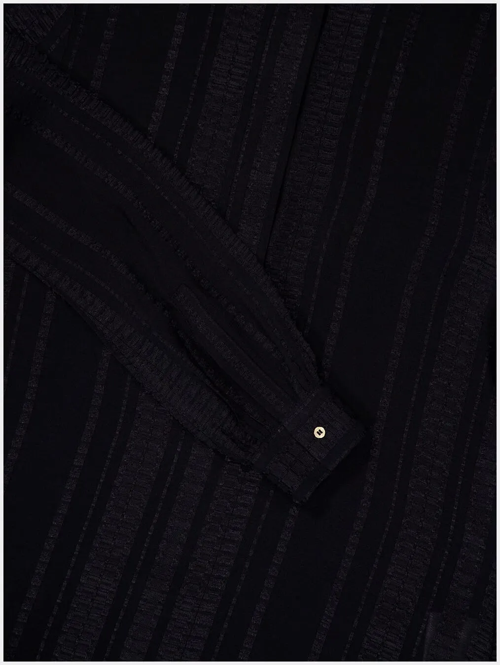 Hera Black Silk Blouse