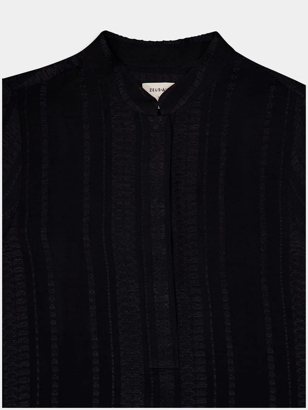 Hera Black Silk Blouse