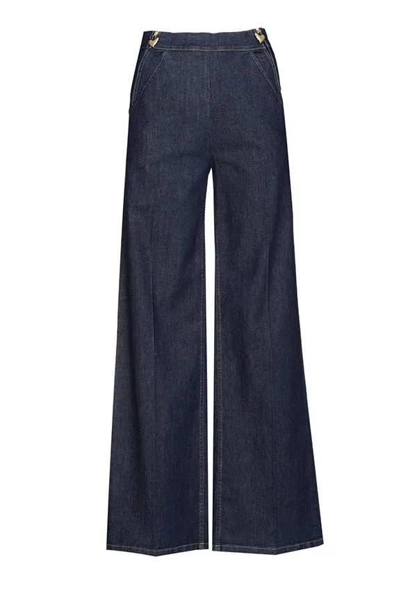 HIGHWAIST LOOSE-FITTING WIDE JEANS