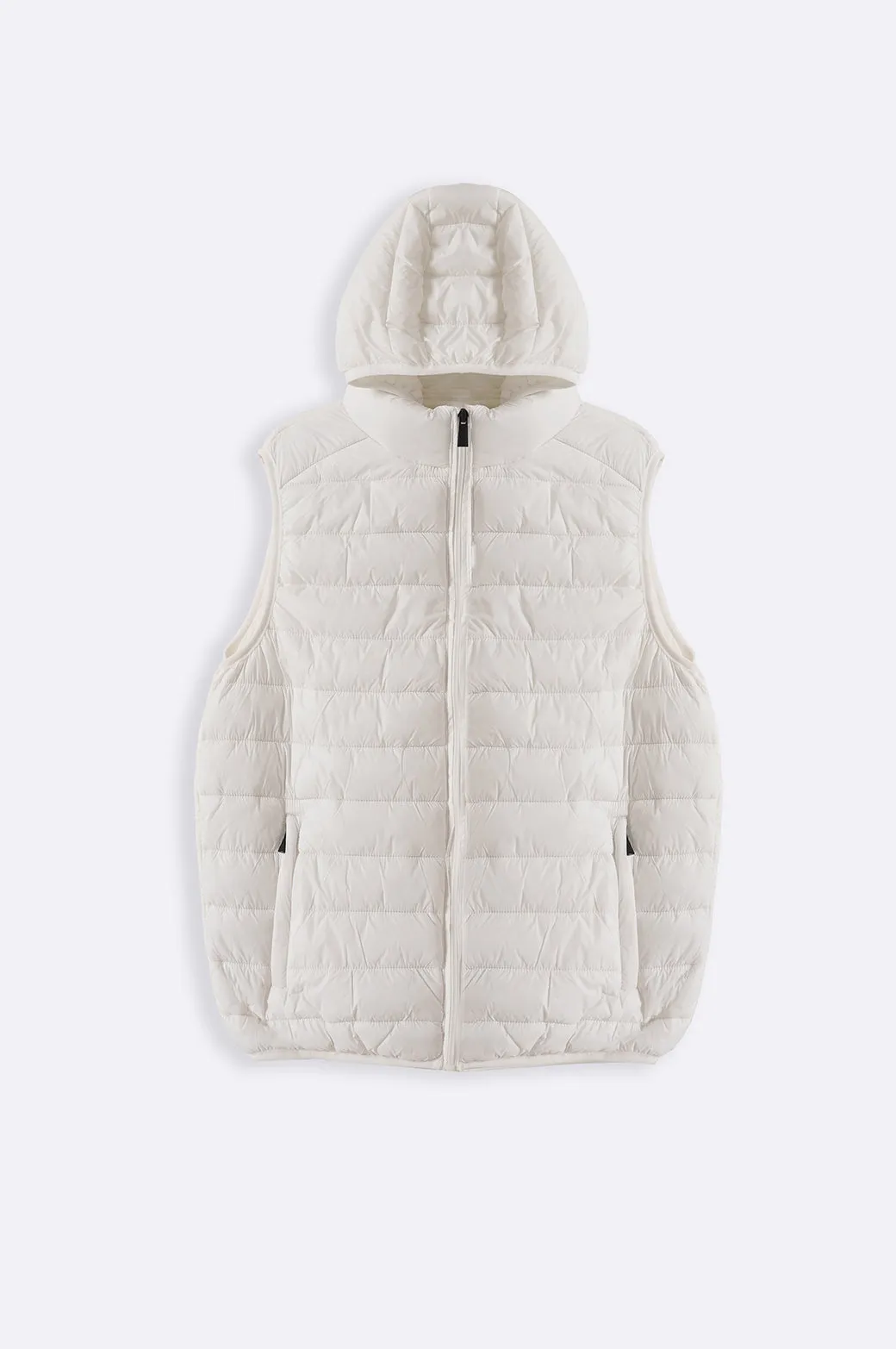 HOODED GILET