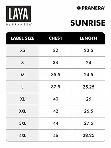 LAYA Women's T-Shirt (Pack of 3) (LA/SUNRISE/PACKA_Assorted_XX-Large)