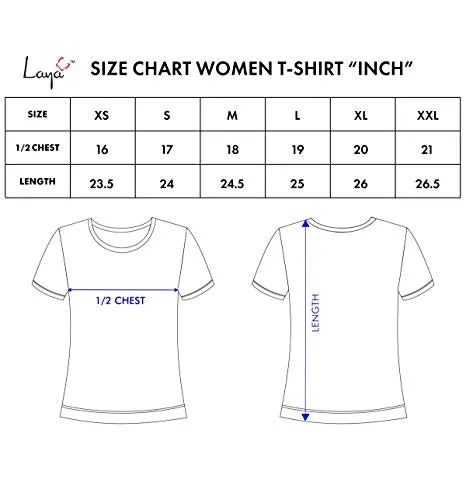 LAYA Women's T-Shirt (Pack of 3) (LA/SUNRISE/PACKA_Assorted_XX-Large)