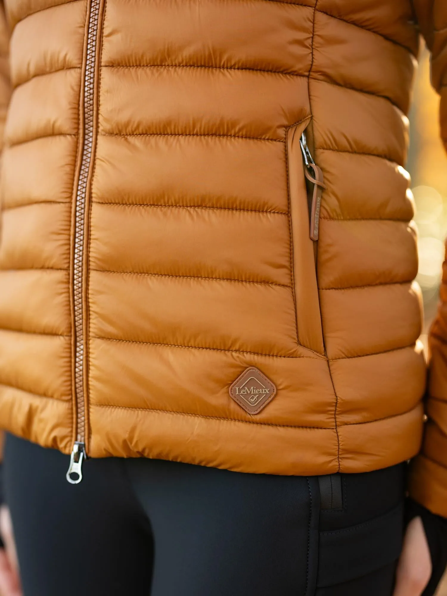 LeMieux Ginger Tilly Hooded Puffer Jacket- UK 10