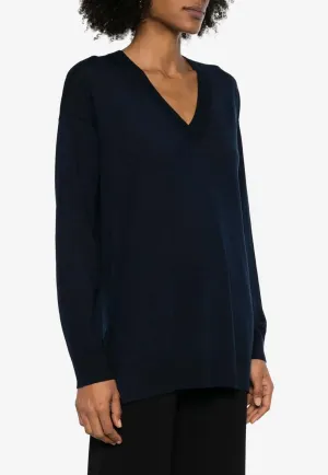Linfa V-Neck Wool Blend Sweater