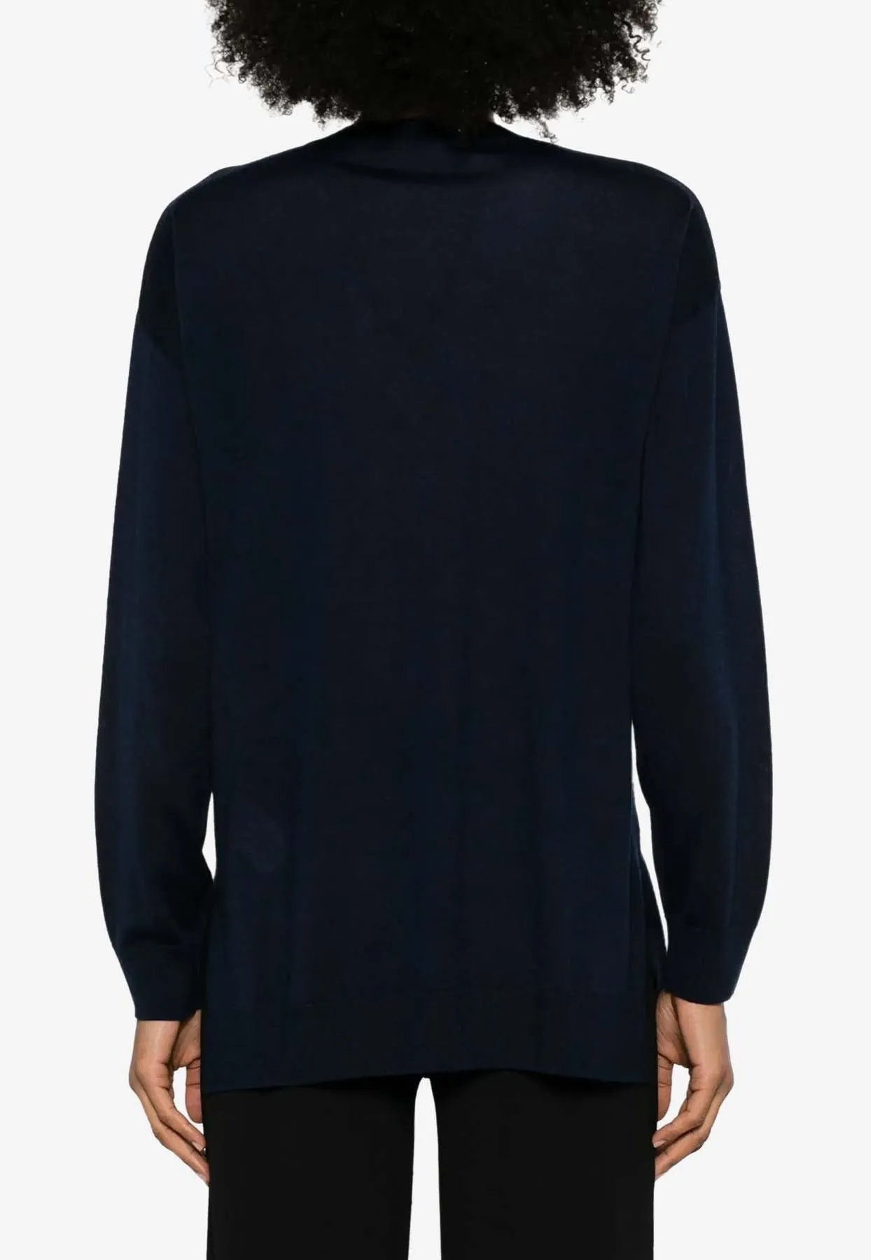 Linfa V-Neck Wool Blend Sweater