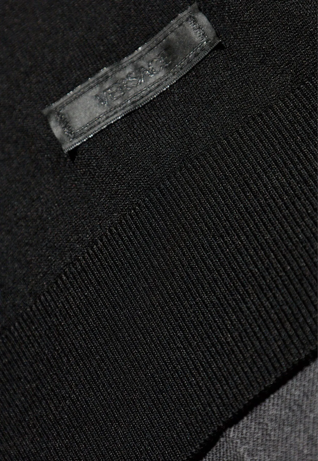 Logo Label Turtleneck Sweater