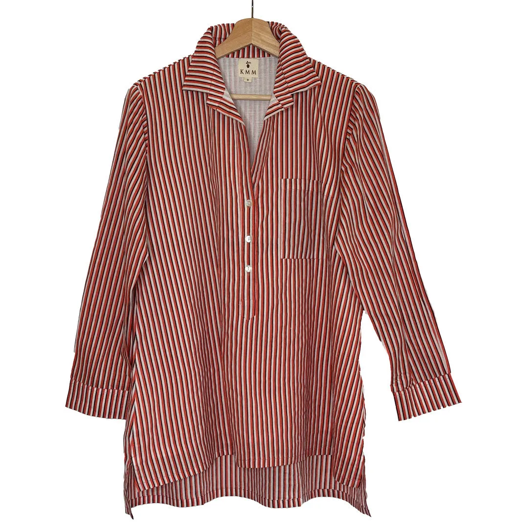 Lucia Top - Orange Stripe