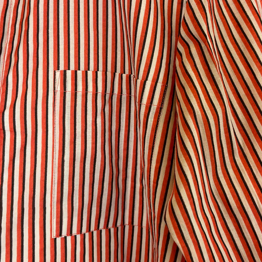 Lucia Top - Orange Stripe