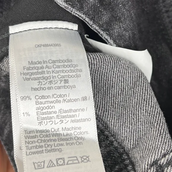 Madewell Tapered Denim Trousers 32P Robles Wash