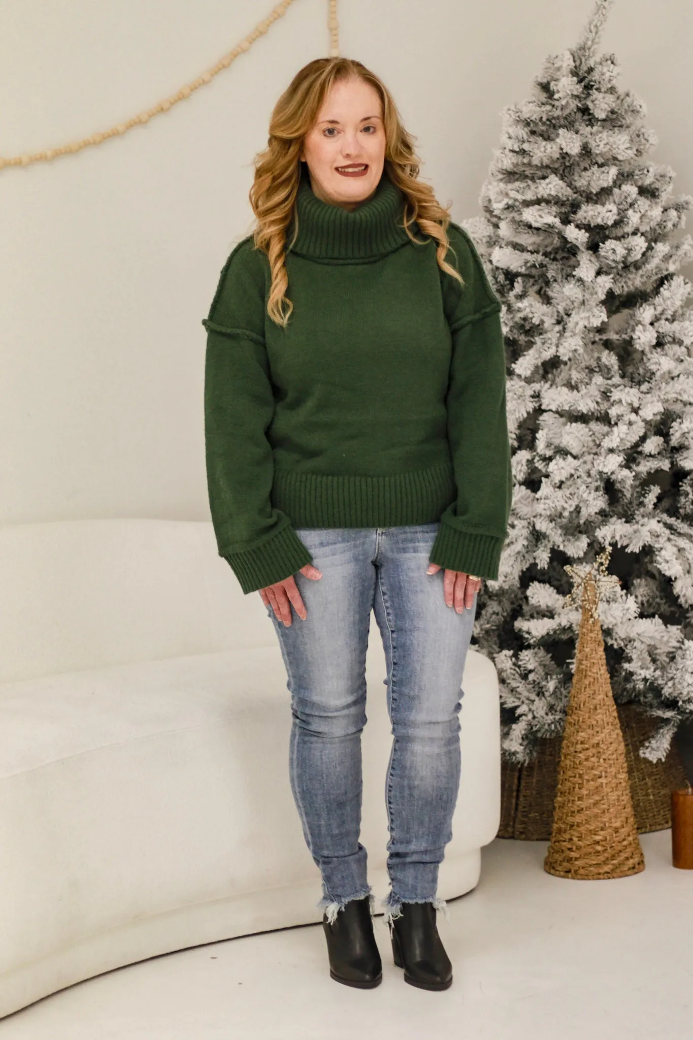 Making Memories Sweater in Green
