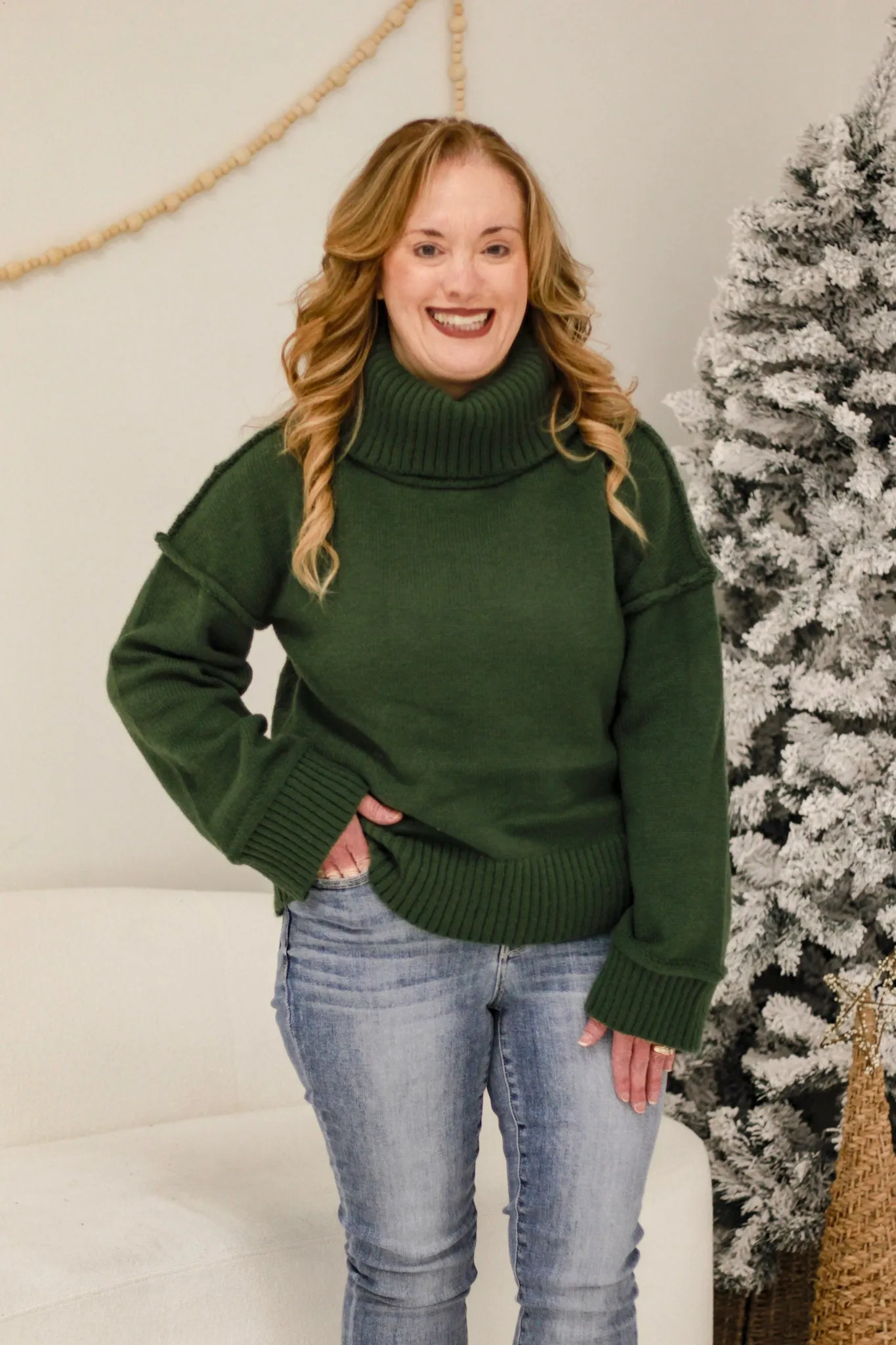 Making Memories Sweater in Green