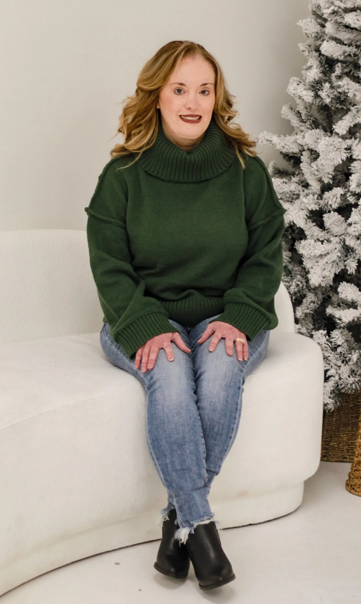 Making Memories Sweater in Green