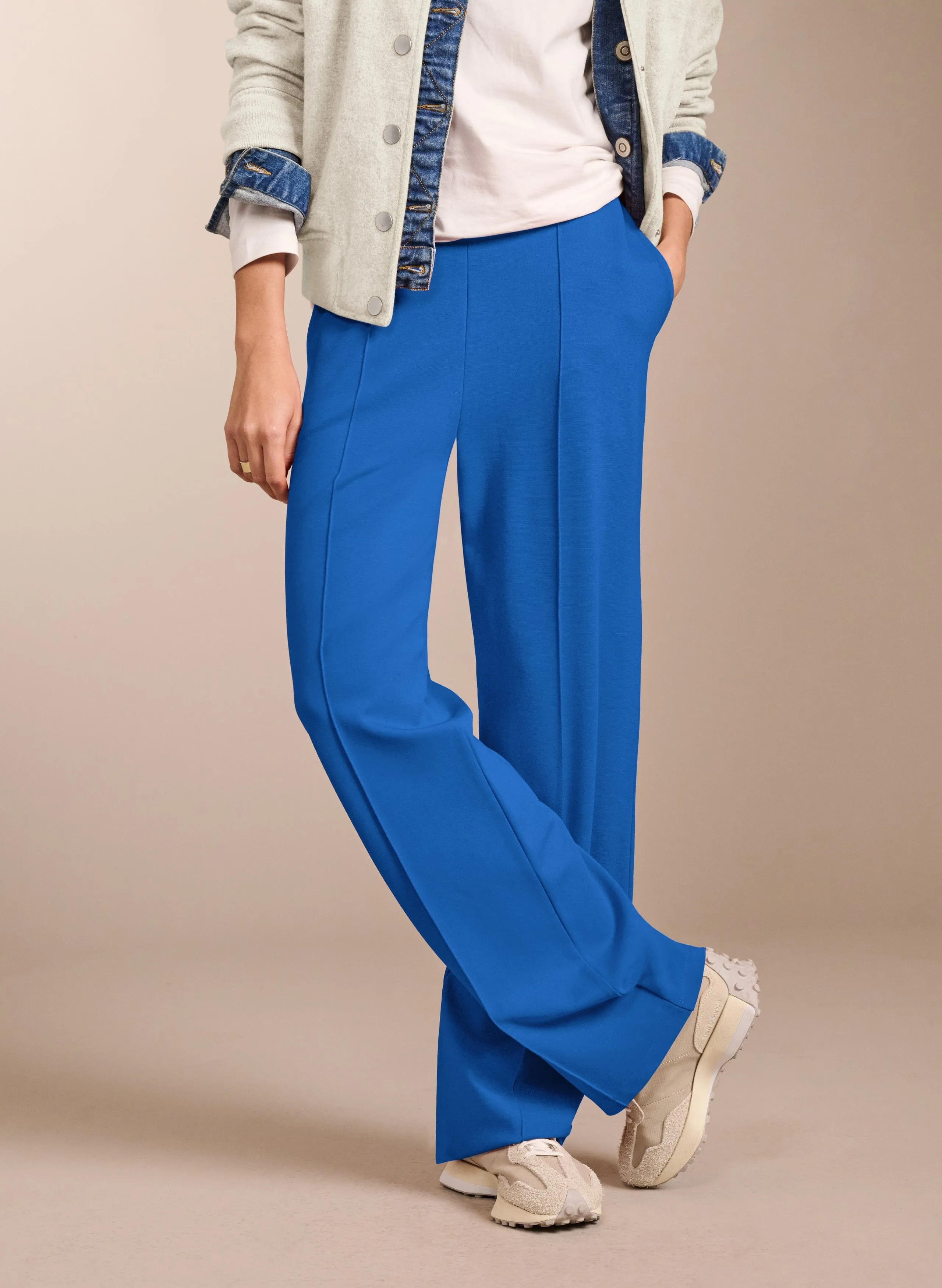Marian LENZING™ ECOVERO™ Trousers | Azure Blue