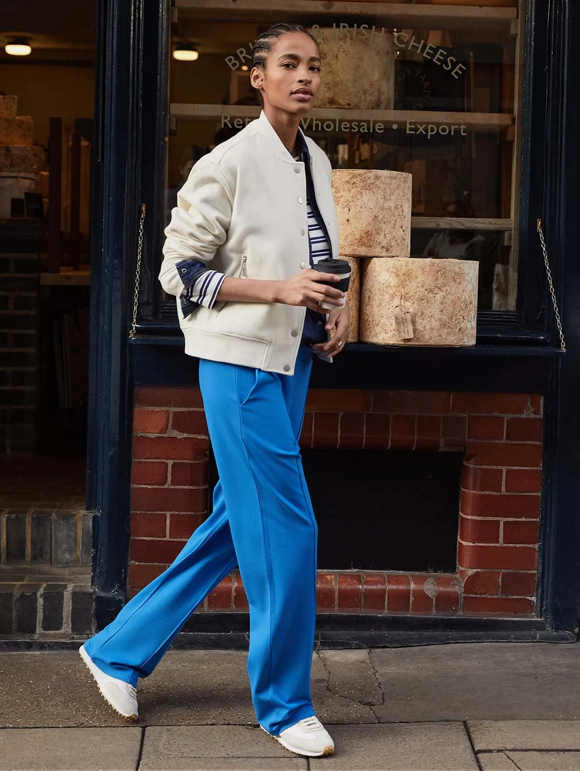 Marian LENZING™ ECOVERO™ Trousers | Azure Blue