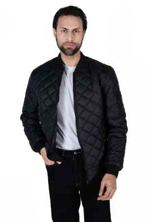 Men Black Daimond full sleeves jacket
