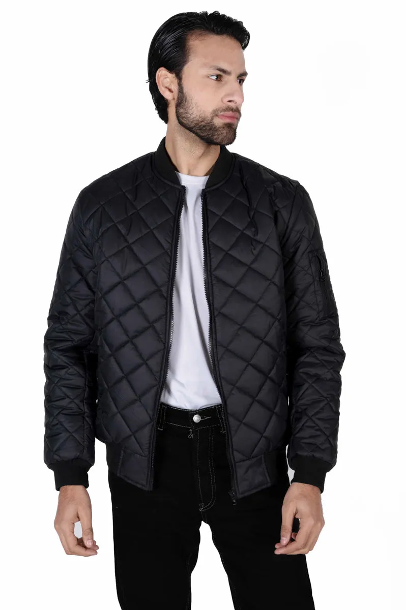 Men Black Daimond full sleeves jacket