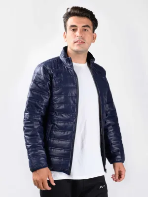 Men Navy Blue gillet  Full sleeves