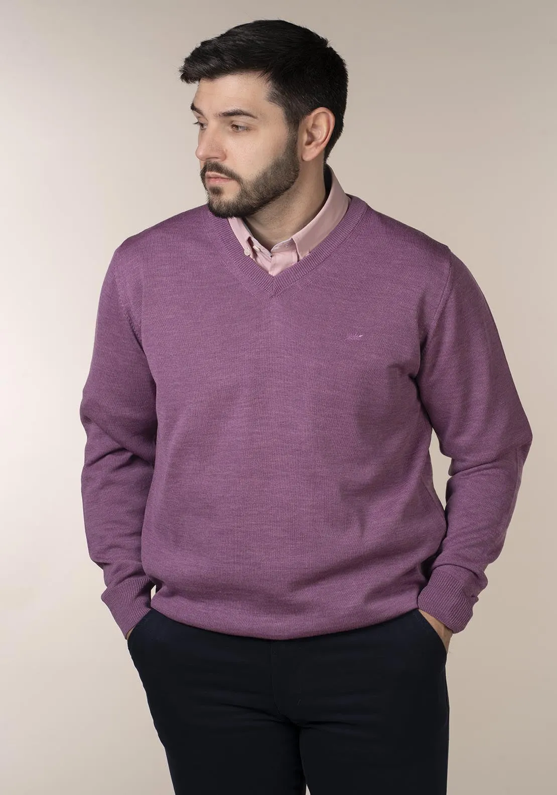 Mens V-Neck Jumper