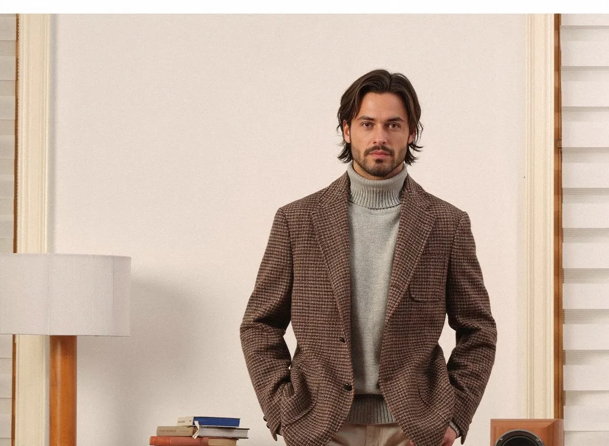 Merino Wool Turtleneck Sweater