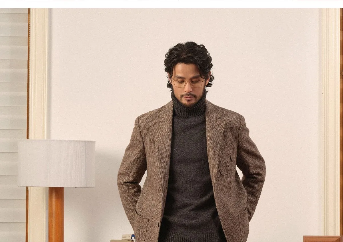 Merino Wool Turtleneck Sweater