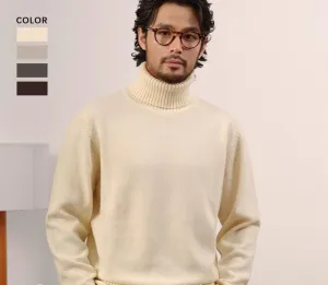 Merino Wool Turtleneck Sweater
