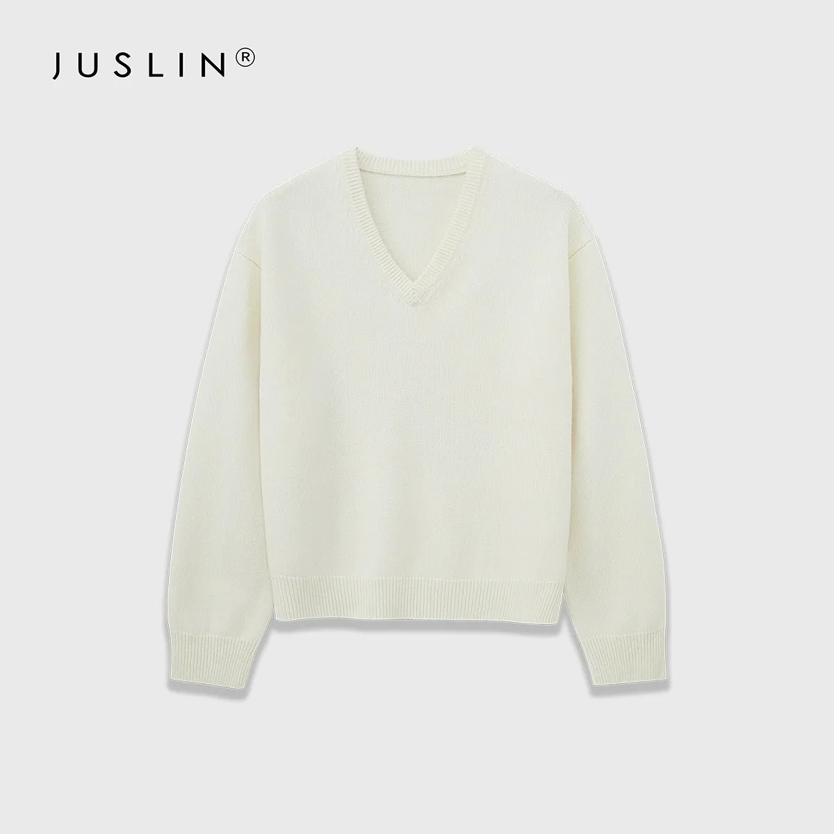Merino Wool V-Neck Sweater