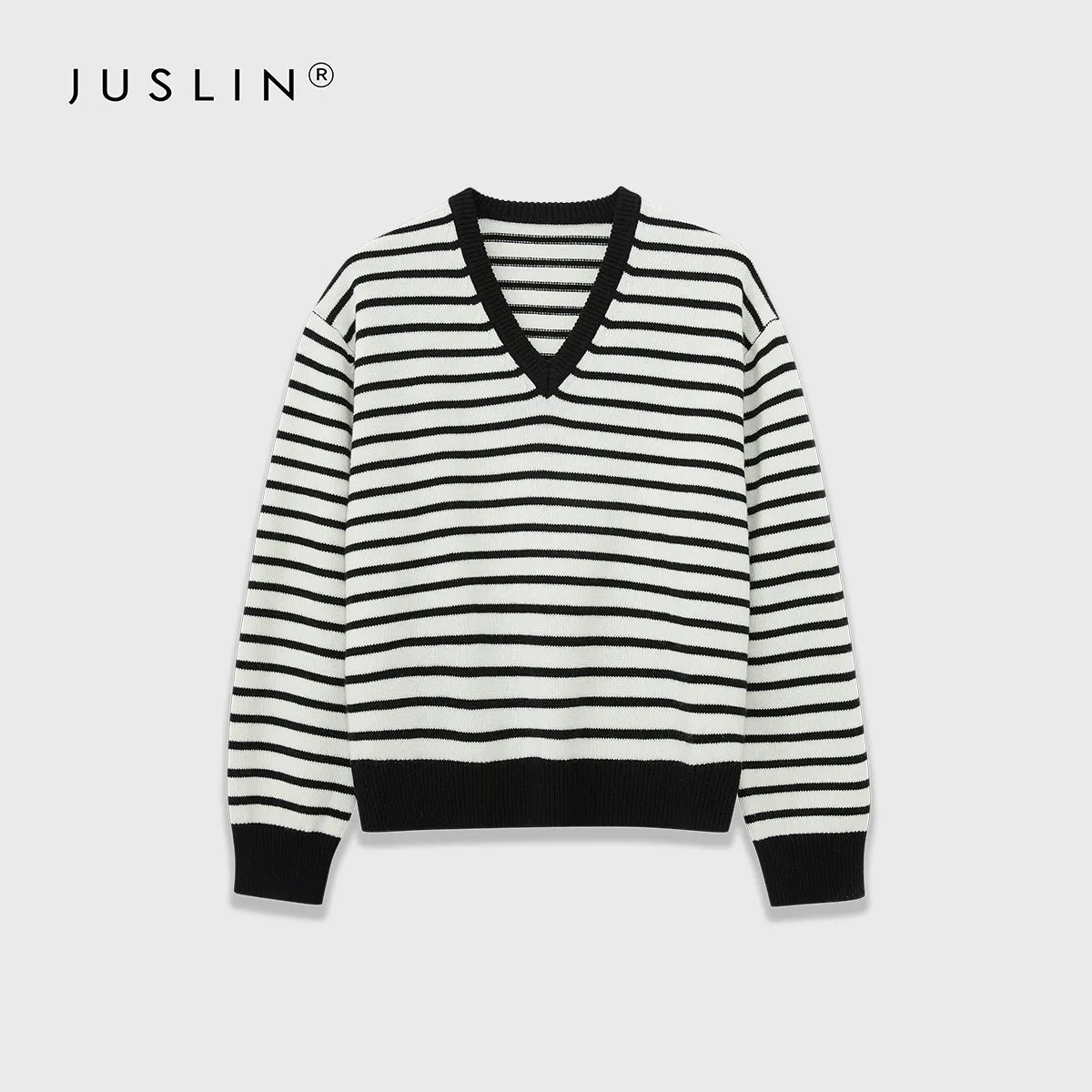 Merino Wool V-Neck Sweater