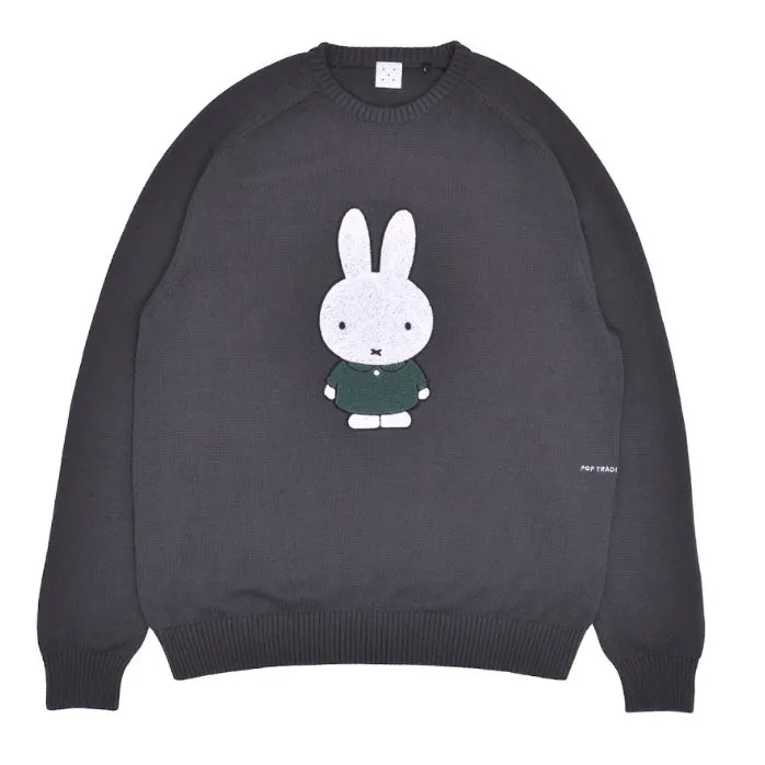 miffy knitted crewneck grey