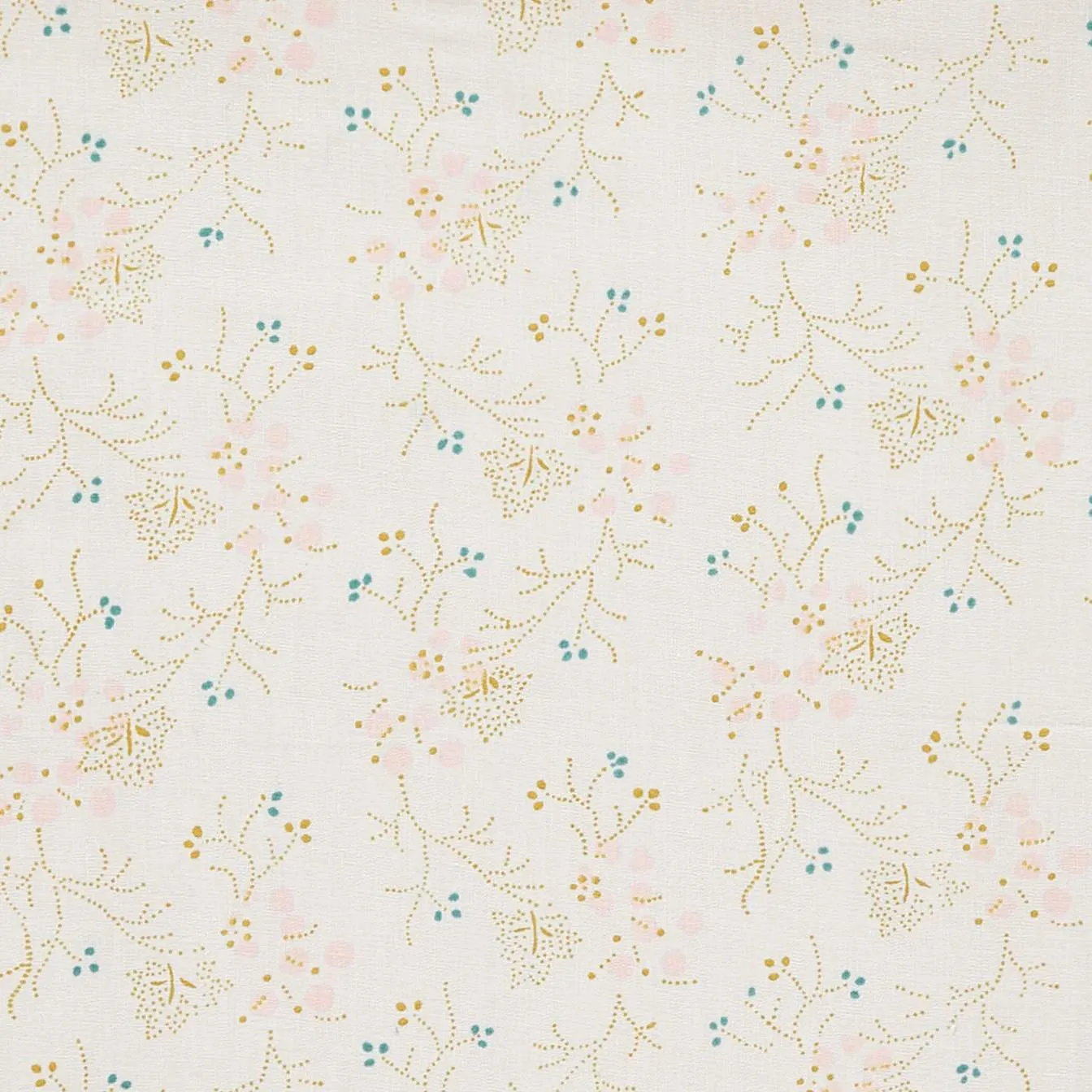 Minako Golden Floral Pyjama Set by Camomile London