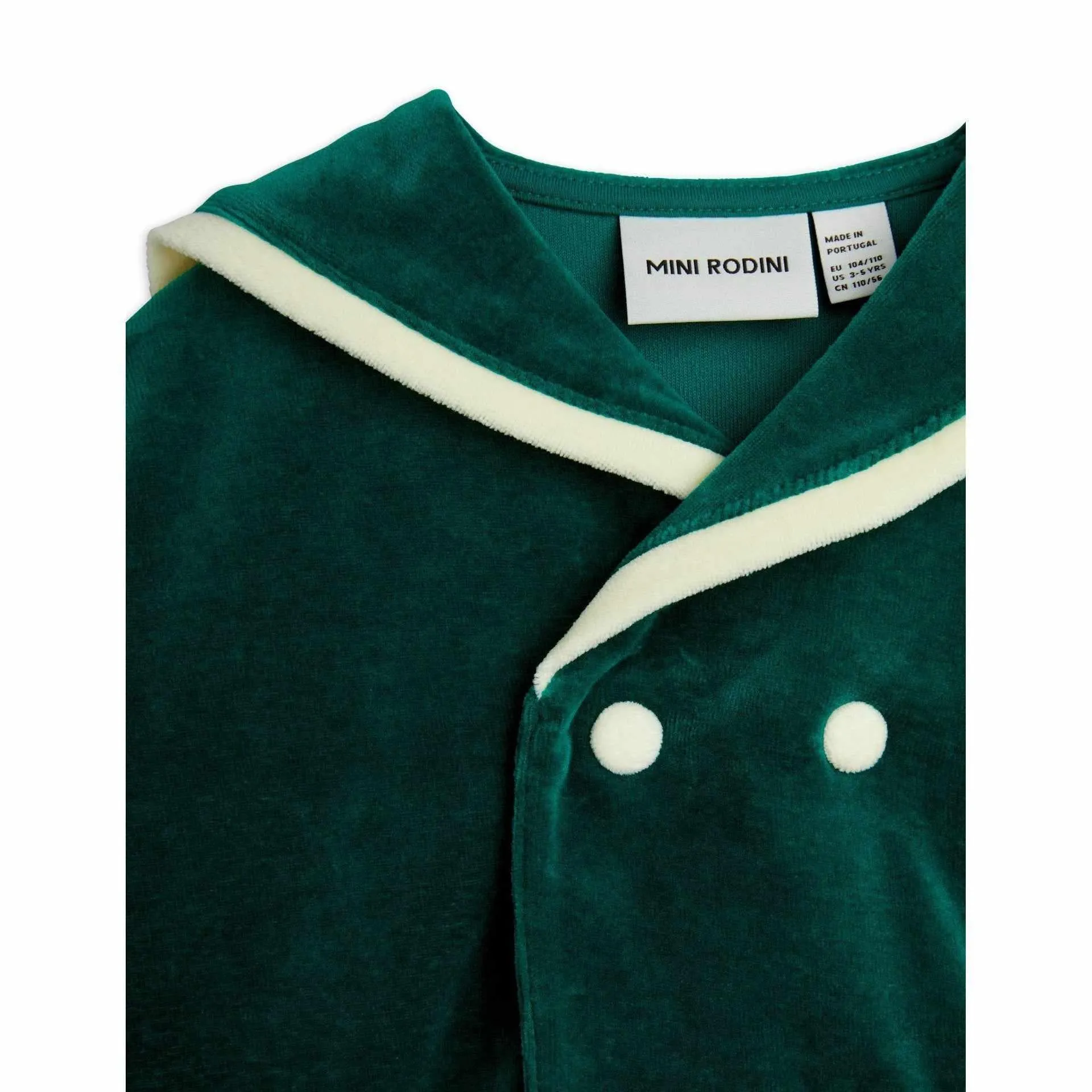 Mini Rodini - Sailor velour sweatshirt - green