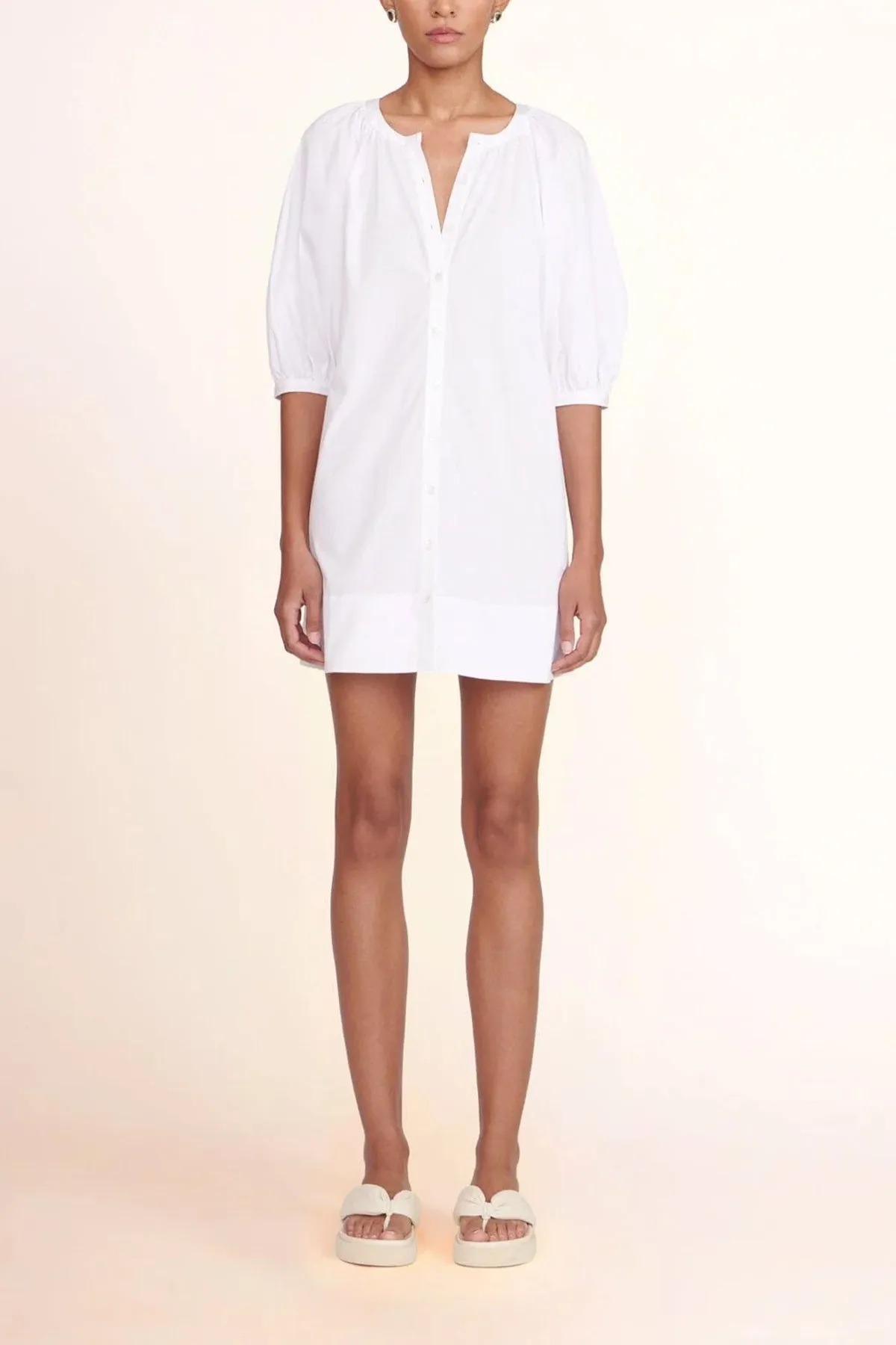 Mini Vincent Dress in White
