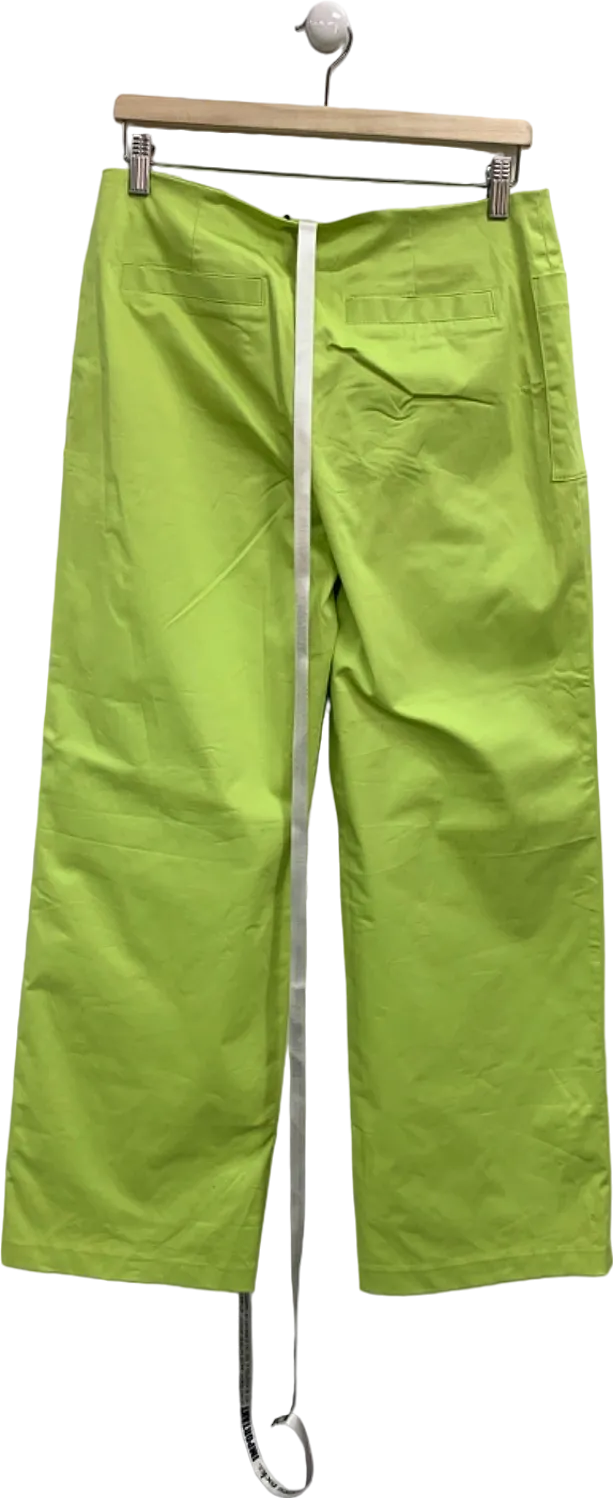 Mistress Rocks Lime Leaf Relaxed Fit Trousers UK M