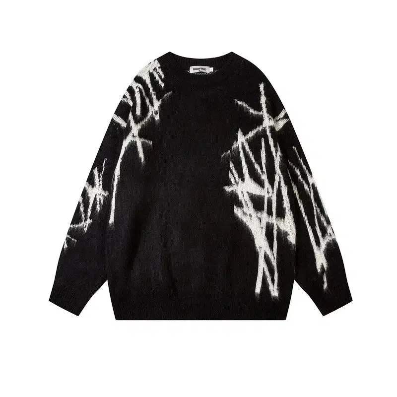 Mohair Round-Neck Sweater