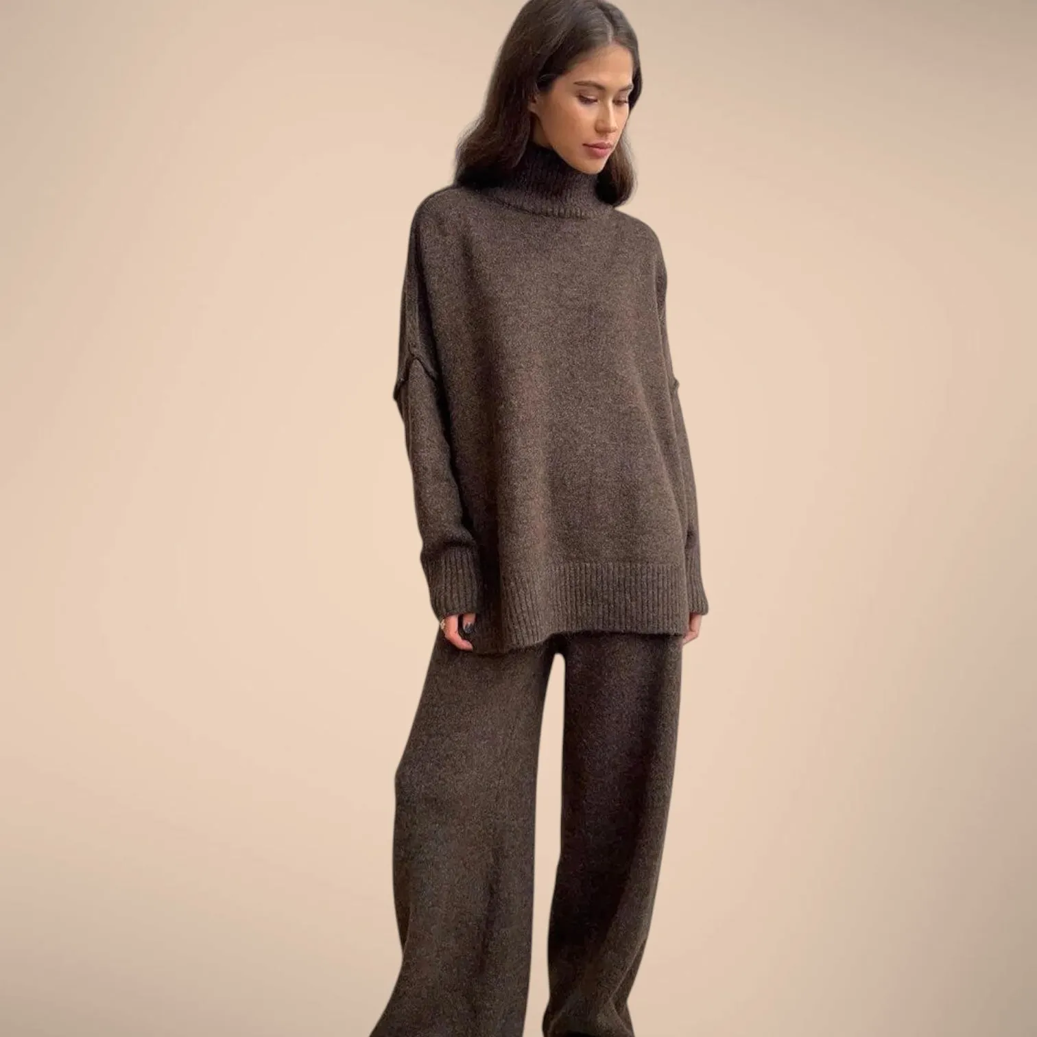 Naomi Turtleneck Knit Set