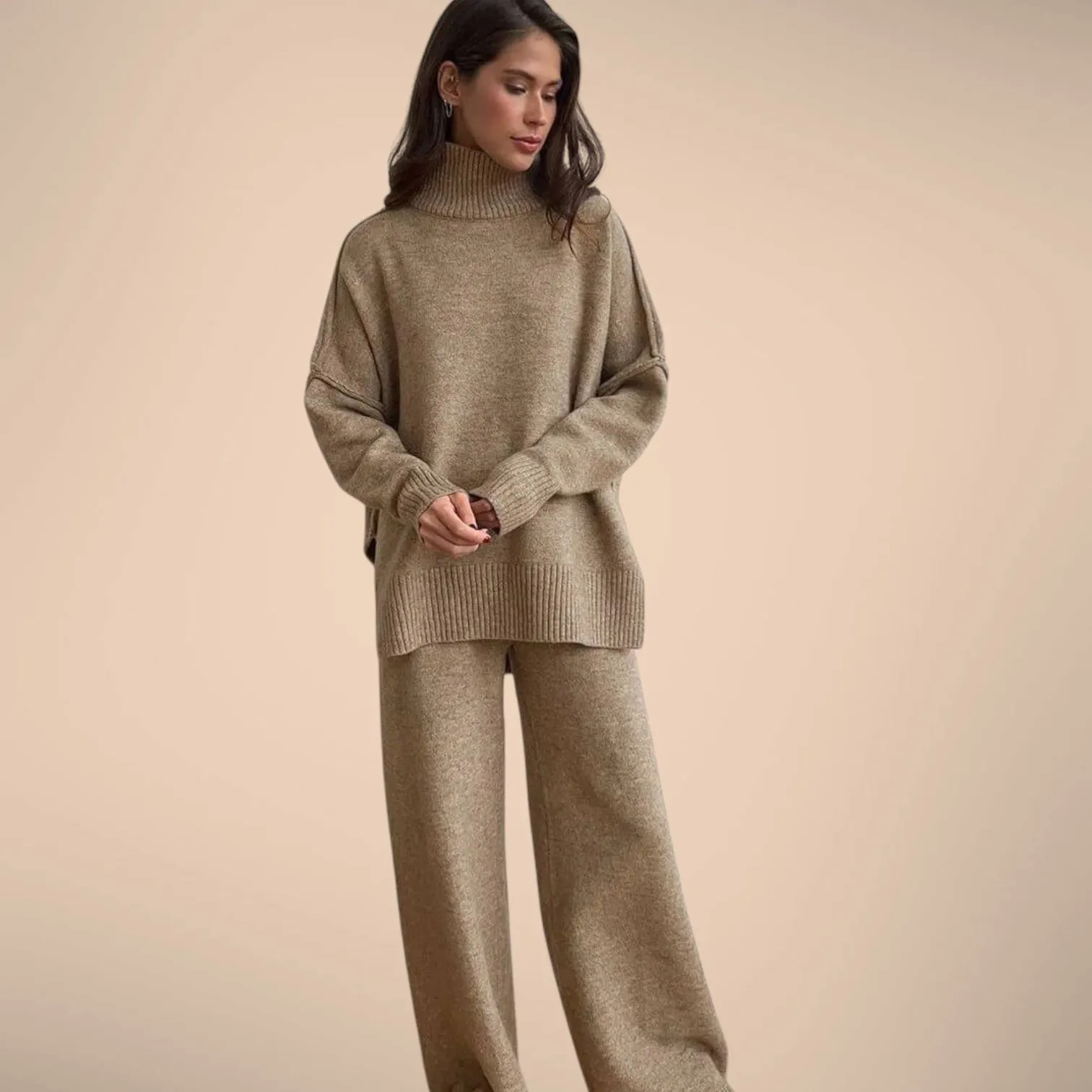 Naomi Turtleneck Knit Set