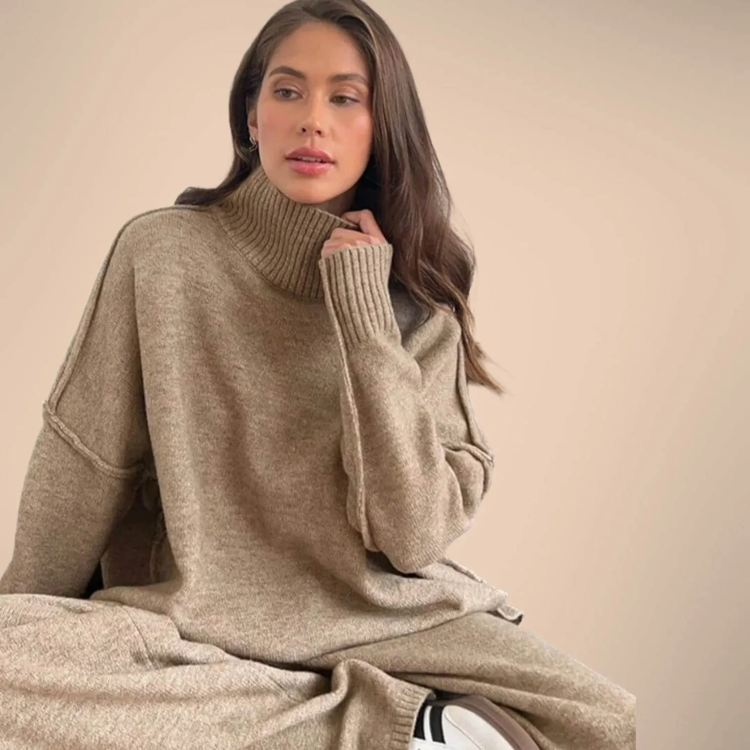 Naomi Turtleneck Knit Set