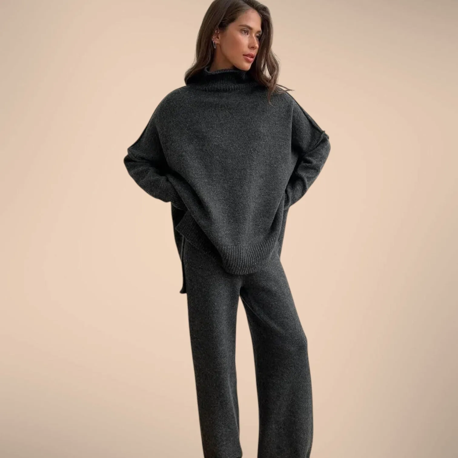 Naomi Turtleneck Knit Set