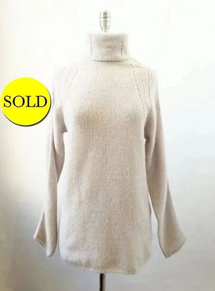 NEW Chloe Mohair Turtleneck Sweater Size L