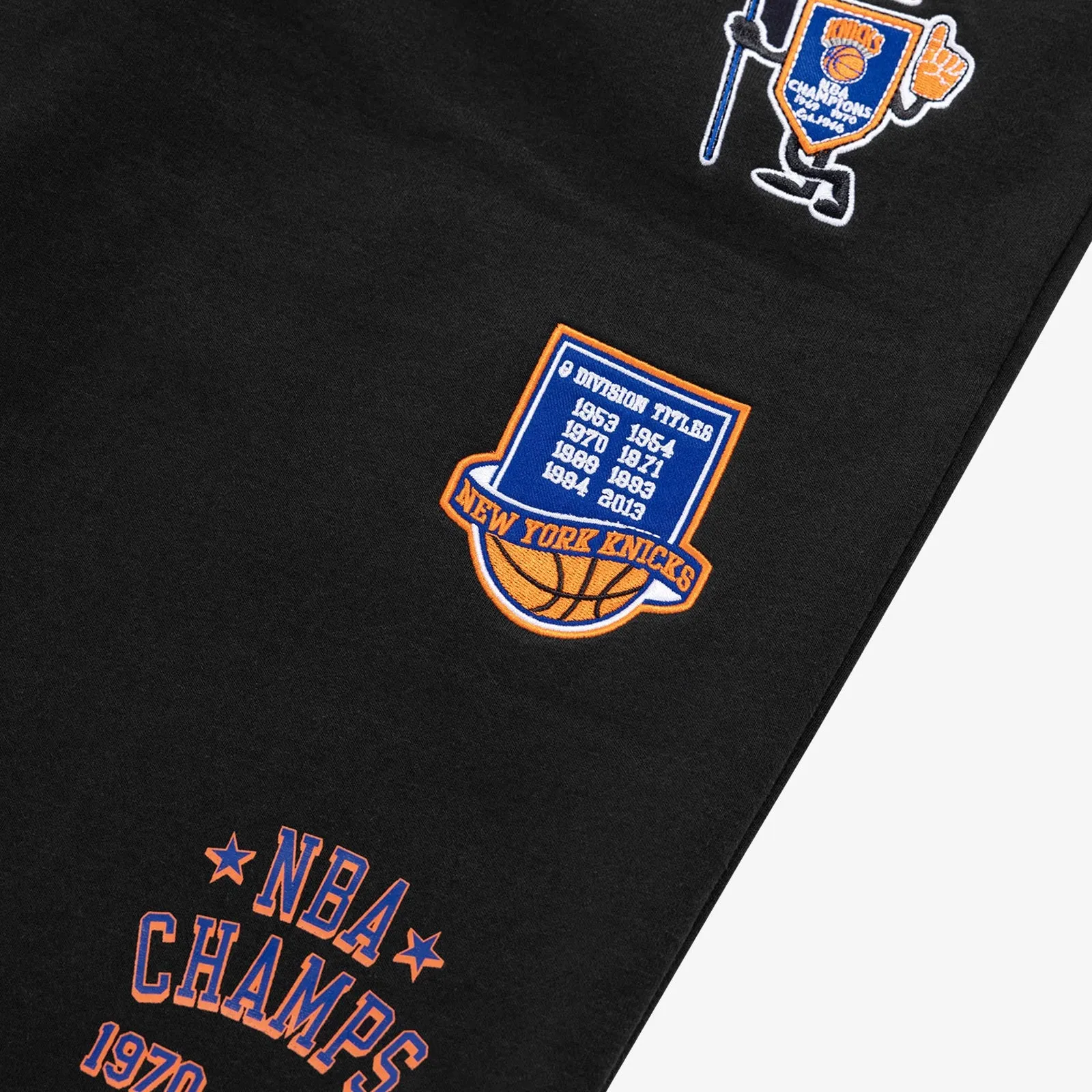 New York Knicks Patch Sweatpants - Faded Black