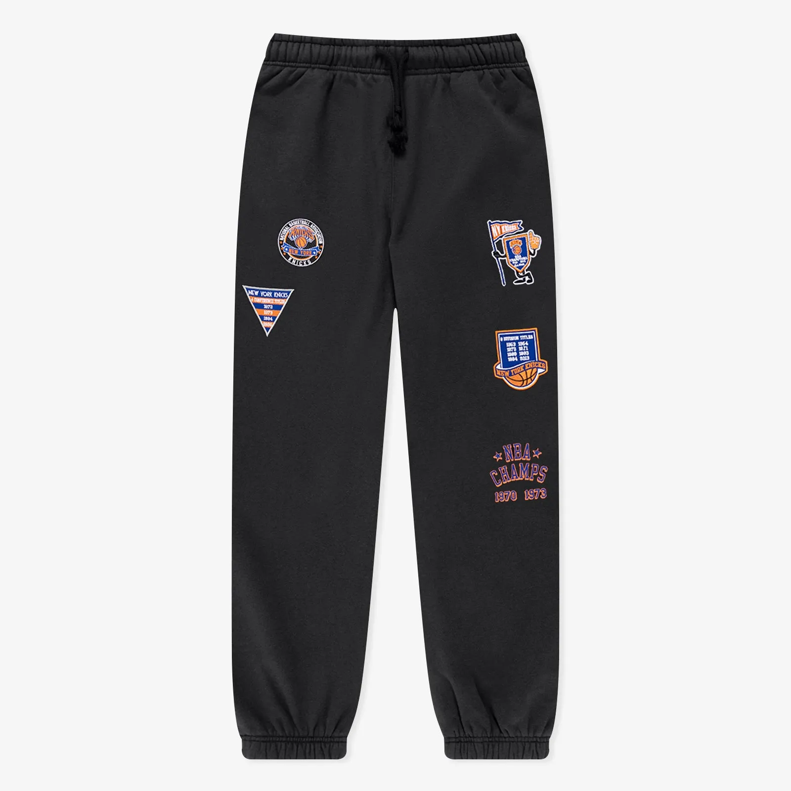 New York Knicks Patch Sweatpants - Faded Black