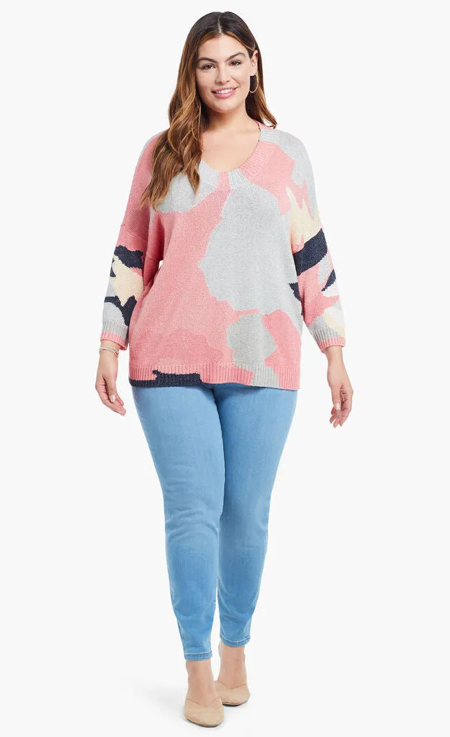 Nic Zoe Citrus Splash Sweater - Plus