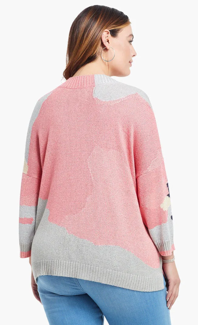 Nic Zoe Citrus Splash Sweater - Plus