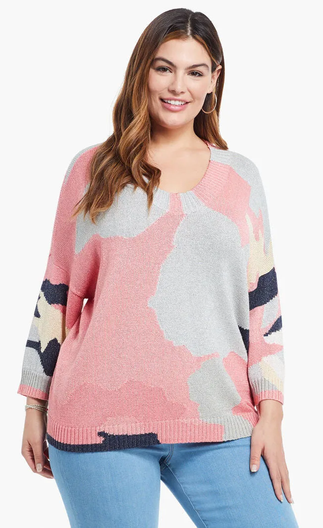 Nic Zoe Citrus Splash Sweater - Plus