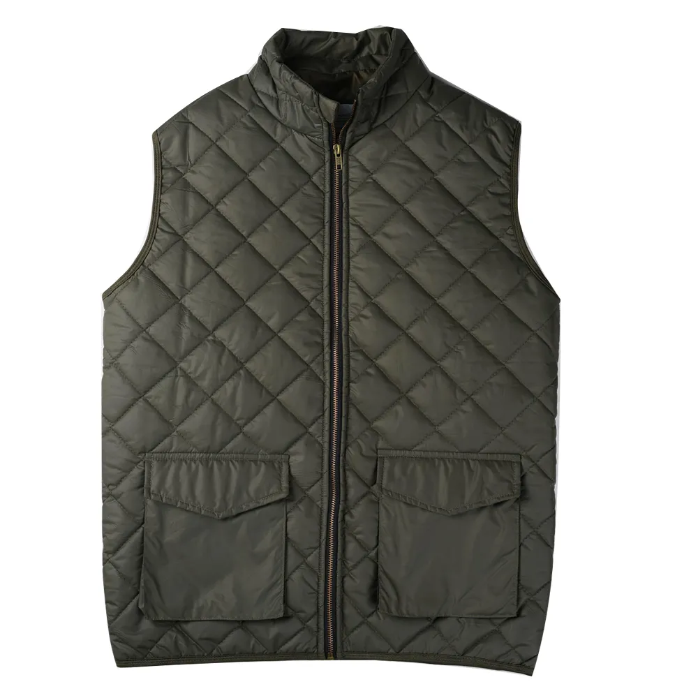 Olive Diamond Box puffer
