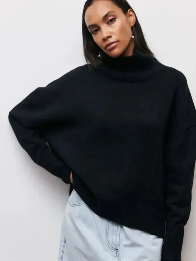 Olivia - Sweater with turtle neck